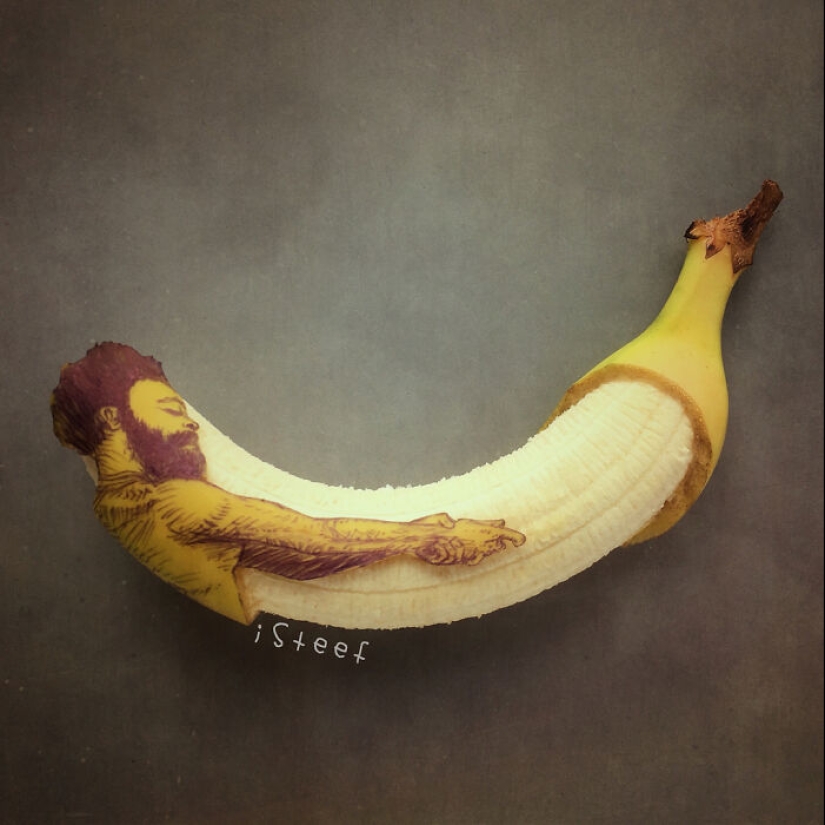 This Guy Uses His Creativity To Turn Bananas Into Art Pieces, And Here Are His 19 New Works