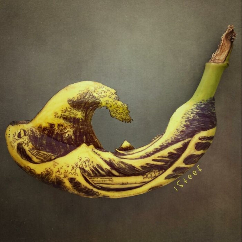 This Guy Uses His Creativity To Turn Bananas Into Art Pieces, And Here Are His 19 New Works