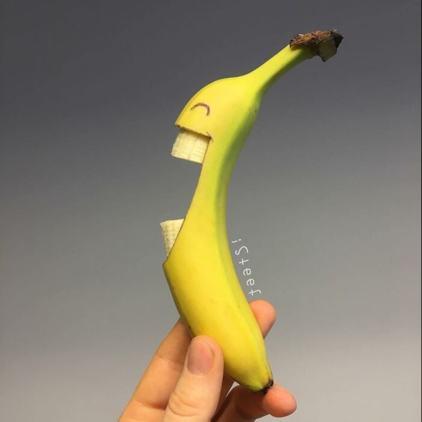 This Guy Uses His Creativity To Turn Bananas Into Art Pieces, And Here Are His 19 New Works