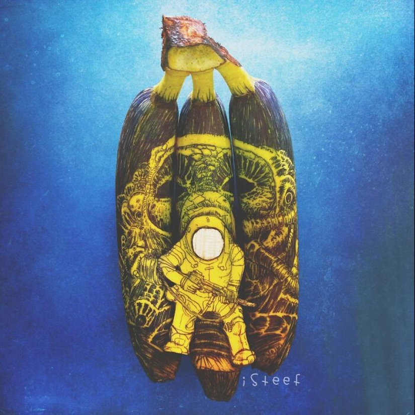 This Guy Uses His Creativity To Turn Bananas Into Art Pieces, And Here Are His 19 New Works