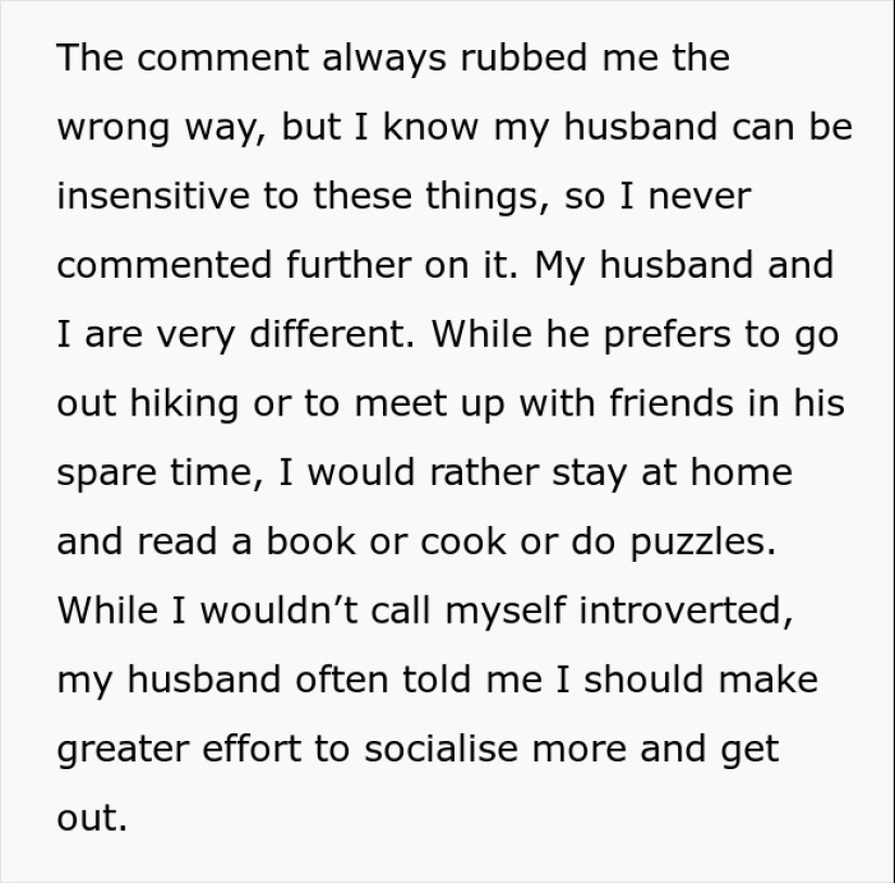 “Un desperdicio de una cara bonita”: una mujer se divorcia de su marido de 6 años por un rompecabezas