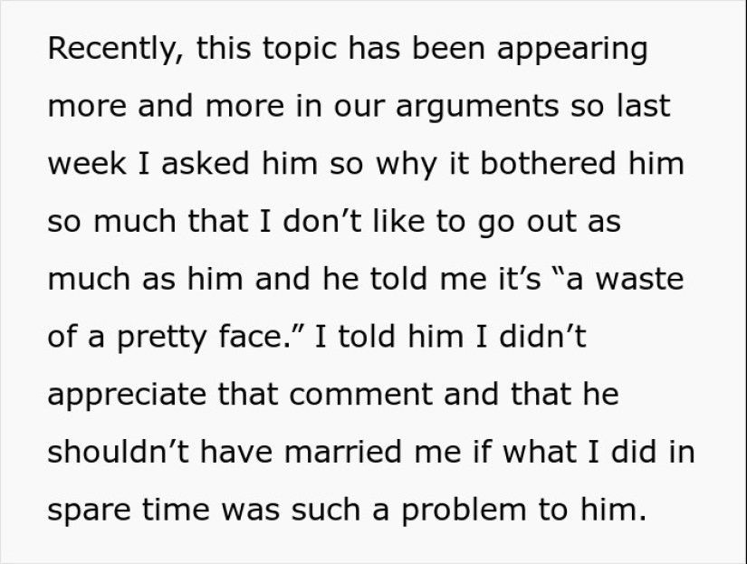 “Un desperdicio de una cara bonita”: una mujer se divorcia de su marido de 6 años por un rompecabezas