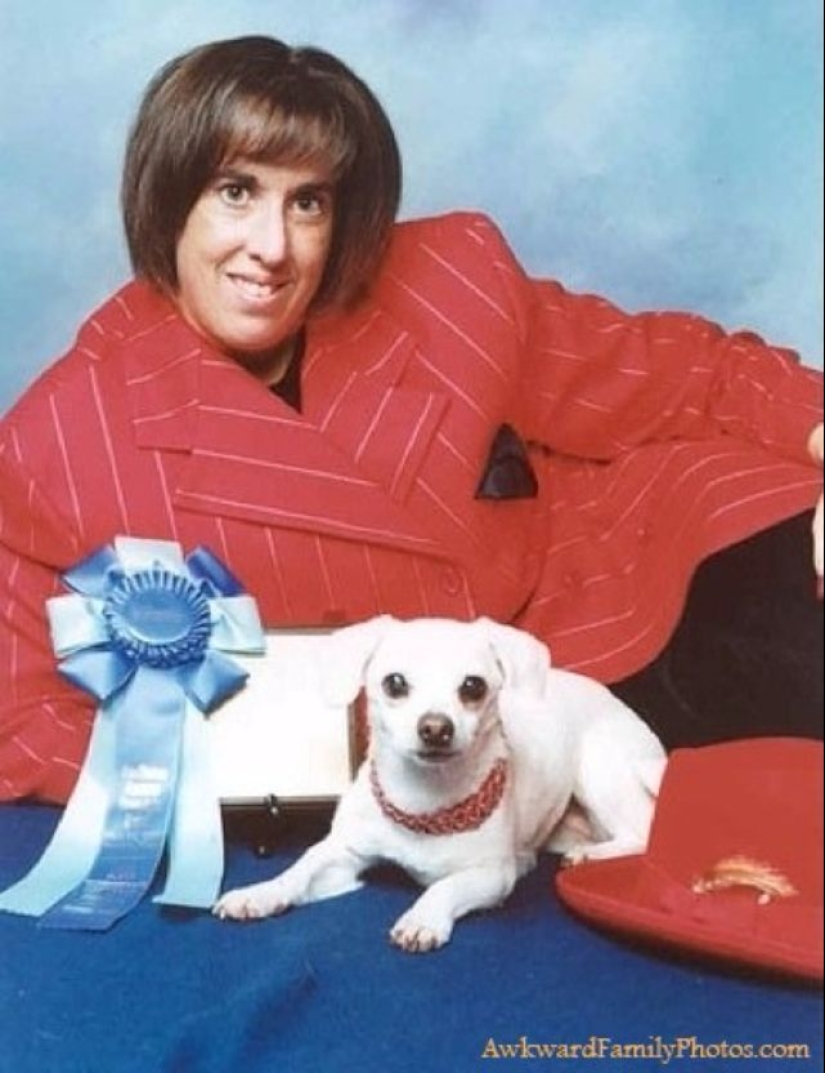Very strange family photos with pets Very strange family photos with pets
