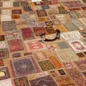 Why do the Turks lay out thousands of carpets in the fields?