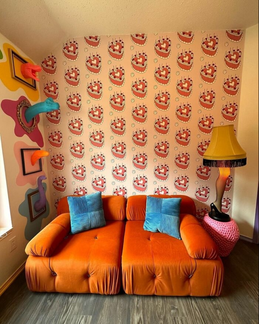 Woman Shows Off Her Uniquely Colorful Home Online, Goes Viral As Netizens Are Mesmerized By It Woman Shows Off Her Uniquely Colorful Home Online, Goes Viral As Netizens Are Mesmerized By It