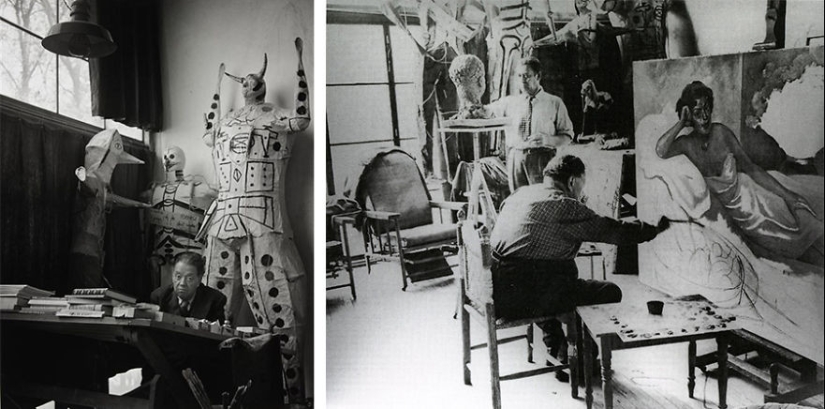 100 artistas famosos y sus talleres