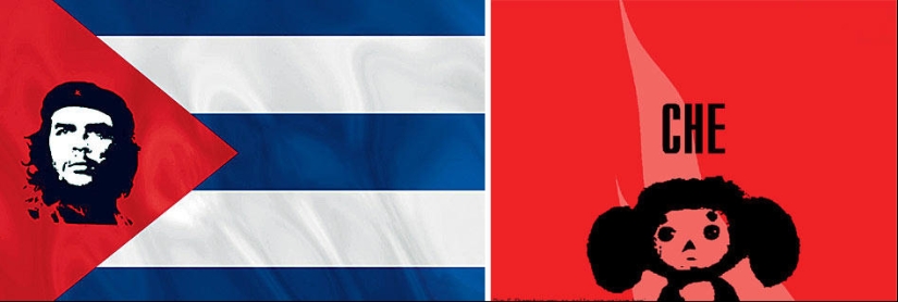 11 incarnations of the iconic photograph of Che Guevara