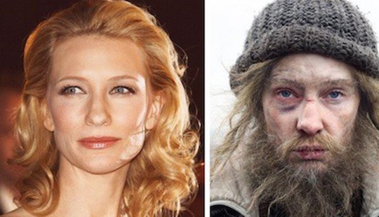 12 examples of how makeup artists transform the actors 12 examples of how makeup artists transform the actors