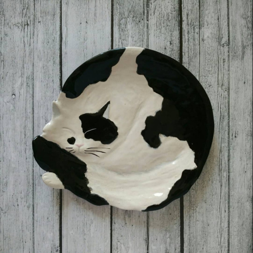 12 hermosos platos decorativos en forma de gatos ceñidos 12 hermosos platos decorativos en forma de gatos ceñidos