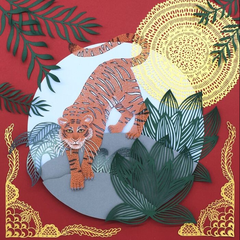 12 Pieces Of Beautiful Hand-Cut Paper Art With Nature Motifs By Pippa Dyrlaga 12 Pieces Of Beautiful Hand-Cut Paper Art With Nature Motifs By Pippa Dyrlaga