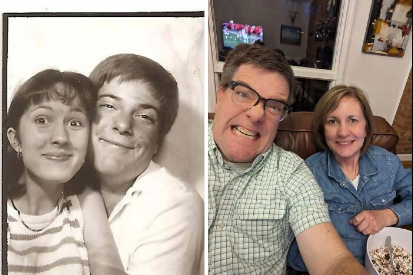 13 Of The Sweetest Then-And-Now Photos That Prove Some Bonds Only Grow Stronger With Time