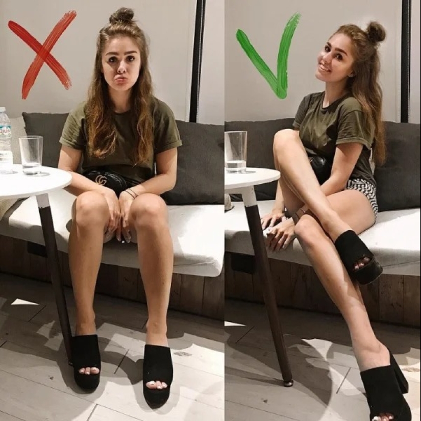 13 tips on how to pose to get 10 kilos slimmer in the photo 13 tips on how to pose to get 10 kilos slimmer in the photo
