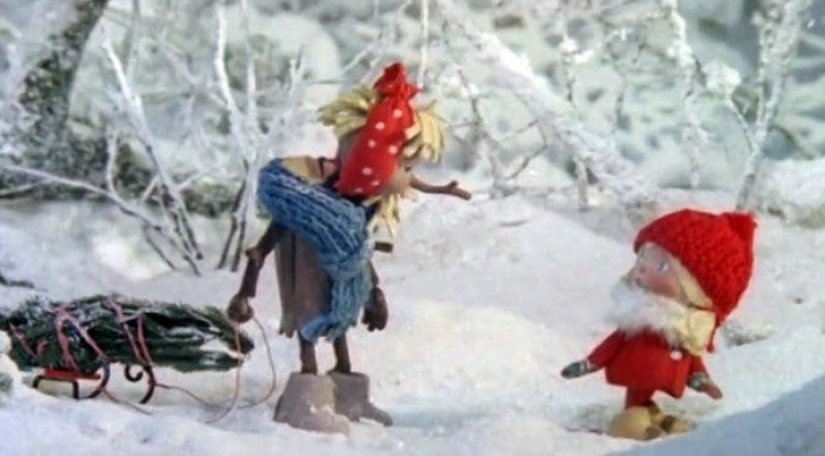 14 new year Soviet cartoons, which in the same breath, we look our children