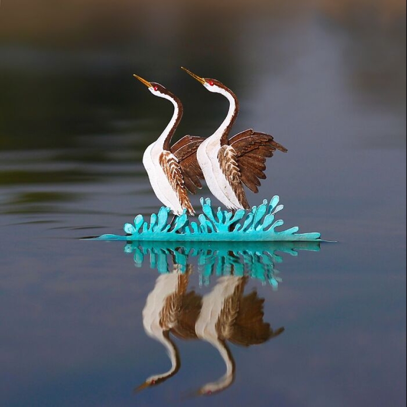 14 Realistic Tiny Paper Sculptures Of Animals That This Duo Has Created