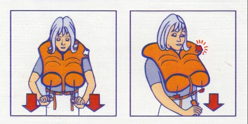 15 clumsy safety cards from airplanes in which artists didn't even try 15 clumsy safety cards from airplanes in which artists didn't even try