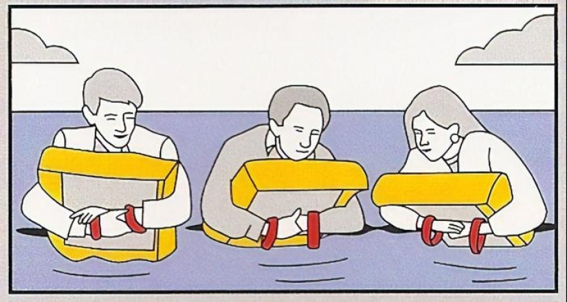 15 clumsy safety cards from airplanes in which artists didn't even try 15 clumsy safety cards from airplanes in which artists didn't even try