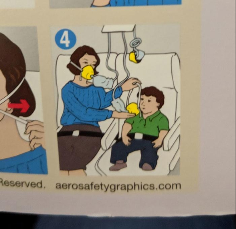 15 clumsy safety cards from airplanes in which artists didn't even try 15 clumsy safety cards from airplanes in which artists didn't even try