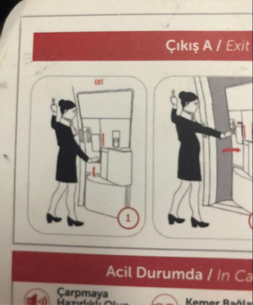 15 clumsy safety cards from airplanes in which artists didn't even try 15 clumsy safety cards from airplanes in which artists didn't even try