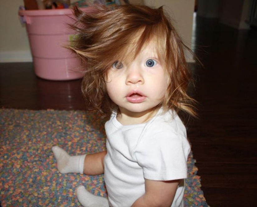 15 cute kids born with gorgeous hair 15 cute kids born with gorgeous hair
