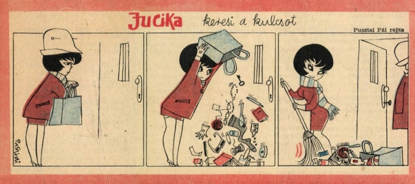 15 funny retro comics about a beauty named Yucika 15 funny retro comics about a beauty named Yucika