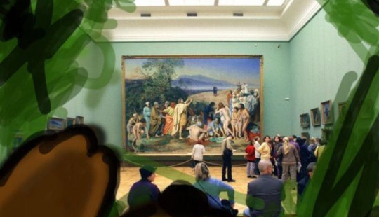 15 obras maestras de la pintura desde una perspectiva diferente 15 obras maestras de la pintura desde una perspectiva diferente