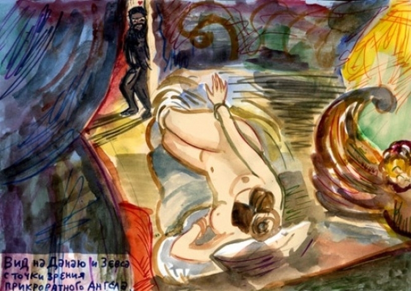 15 painting masterpieces from a different perspective