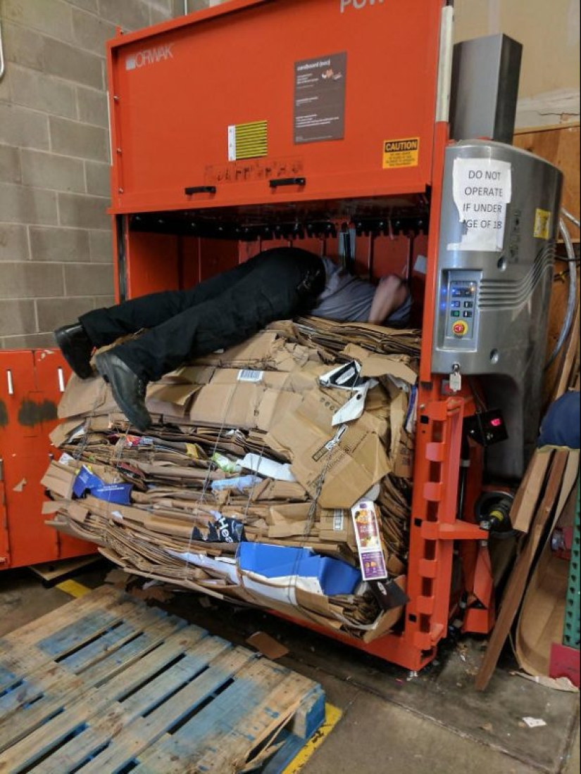 15 people who had never heard of safety precautions