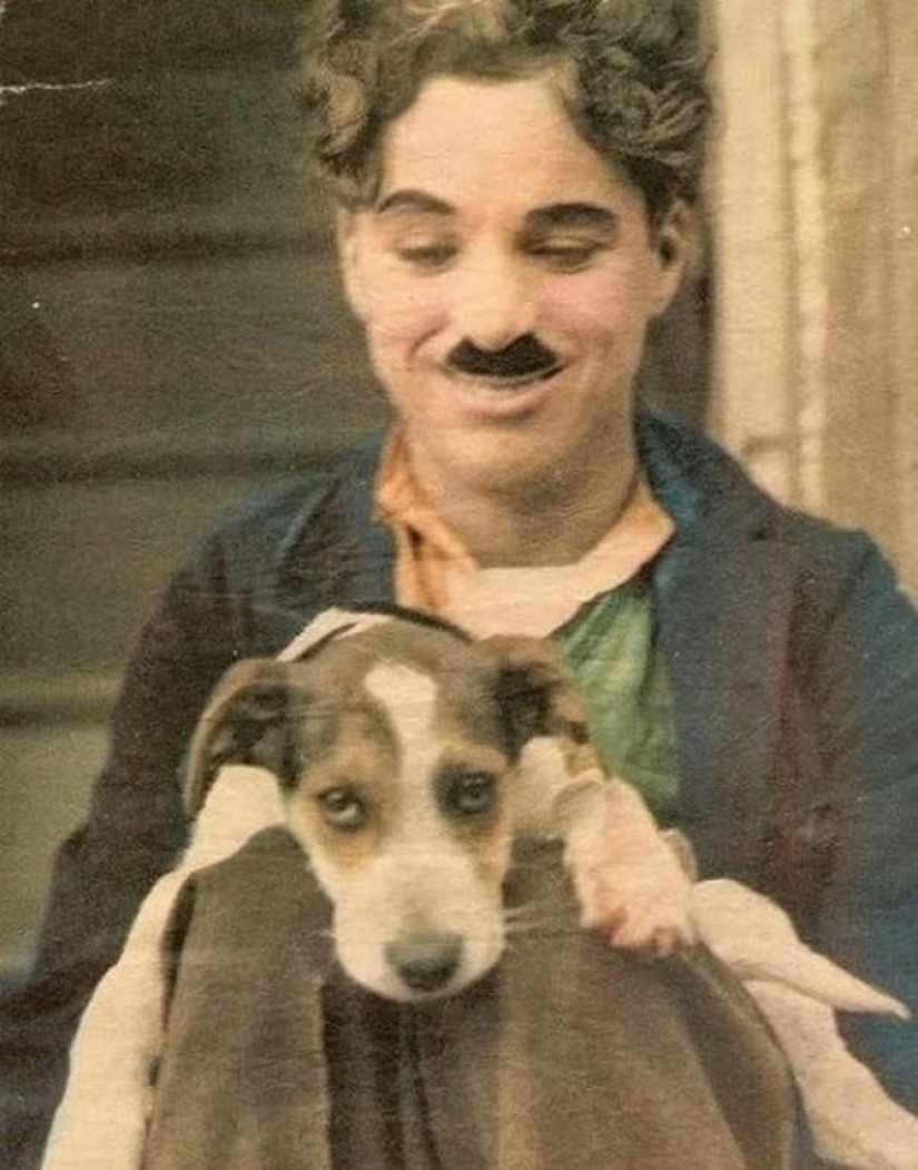 15 rare colored photos of Charlie Chaplin made in the 1910-1930 years 15 rare colored photos of Charlie Chaplin made in the 1910-1930 years