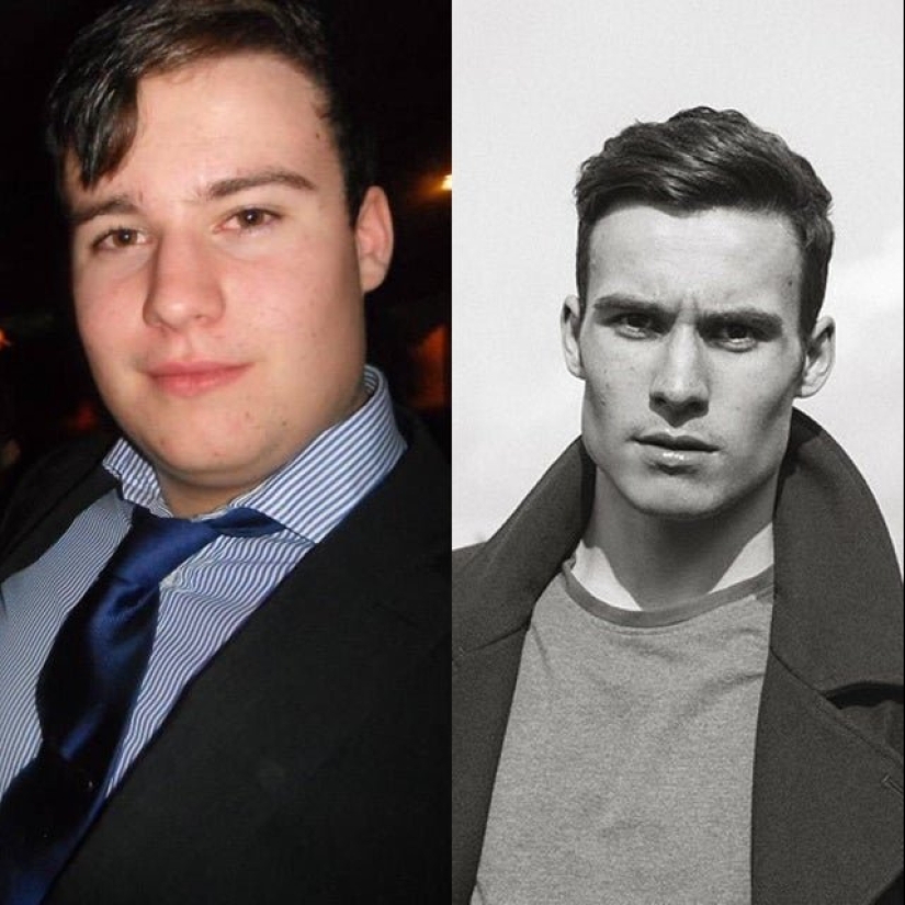16 amazing transformations of people: in adolescence and now