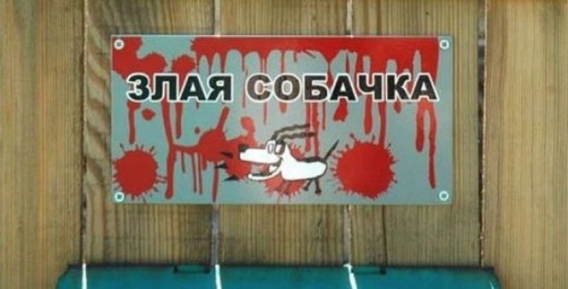 16 signs from the owners with a great sense of humor