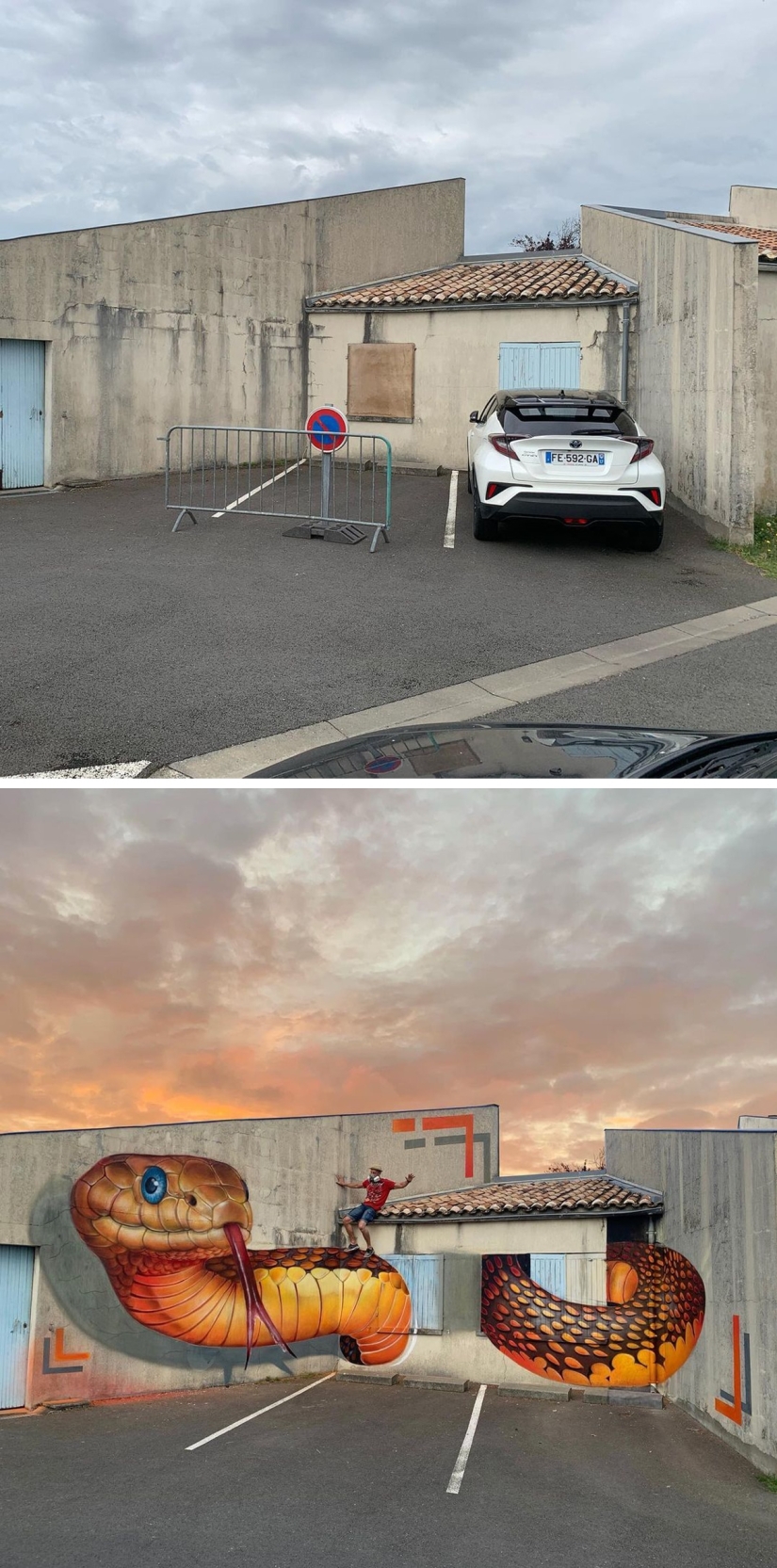 17 graffiti tridimensional realista del artista francés Pierrot 17 graffiti tridimensional realista del artista francés Pierrot