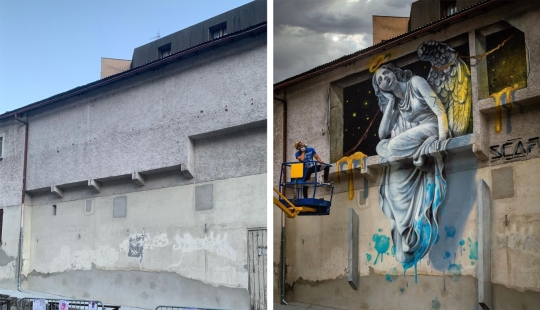 17 graffiti tridimensional realista del artista francés Pierrot