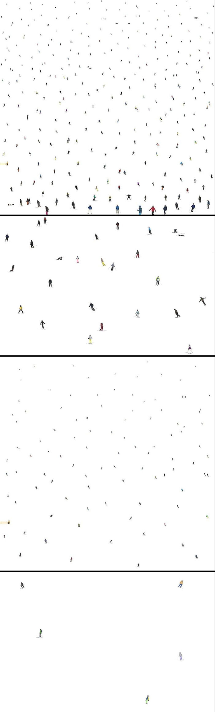 17 impresionantes tomas aéreas de este artista revelan la escala monumental del impacto humano