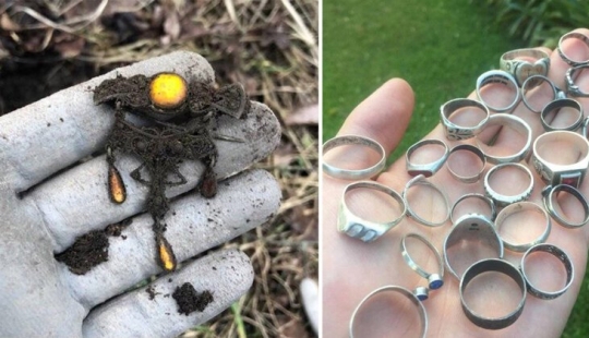 18 personas que han encontrado el tesoro usando un detector de metales 18 personas que han encontrado el tesoro usando un detector de metales