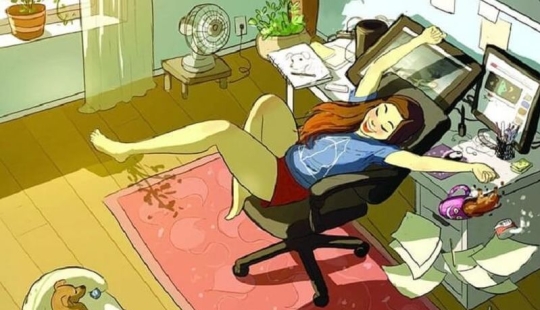 18 warm illustrations which prove that life alone can bring happiness