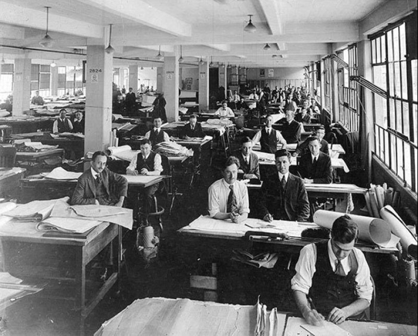 19 cool vintage photo of how worked before the advent of AutoCAD 19 cool vintage photo of how worked before the advent of AutoCAD