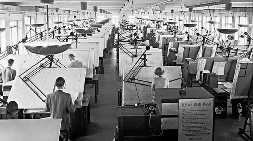 19 cool vintage photo of how worked before the advent of AutoCAD 19 cool vintage photo of how worked before the advent of AutoCAD