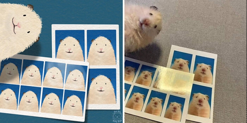 20 Adorable And Hilarious Animal Photos Drawn By This Artist