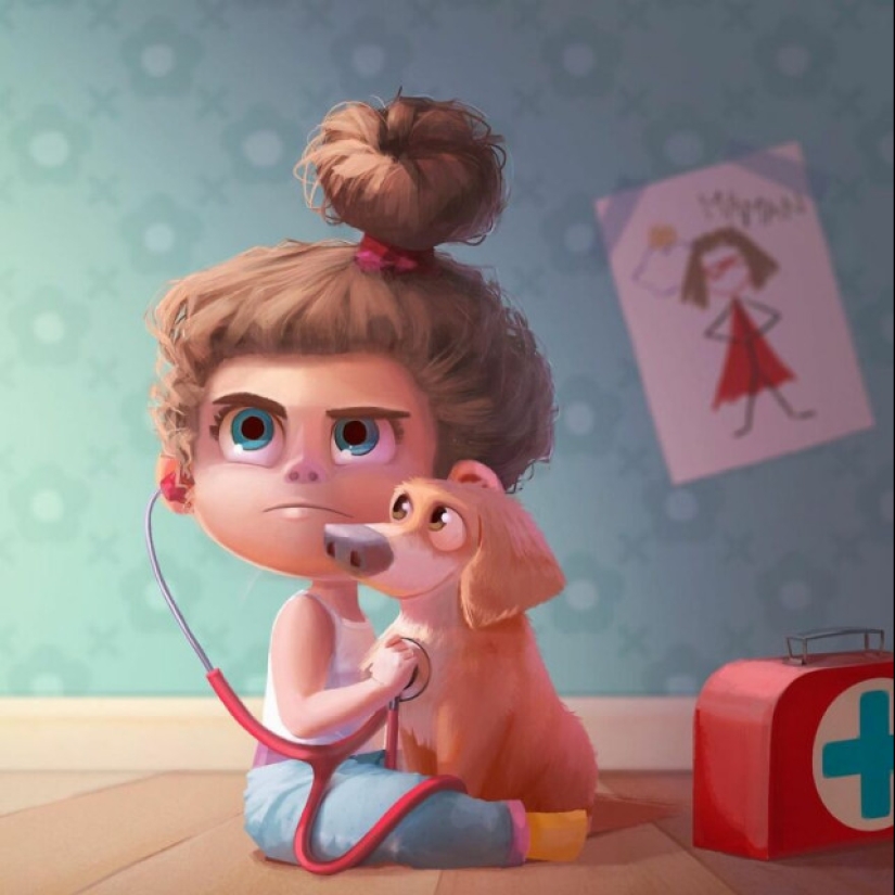 20 adorables ilustraciones de Maya Zeidan que alegrarán tu día