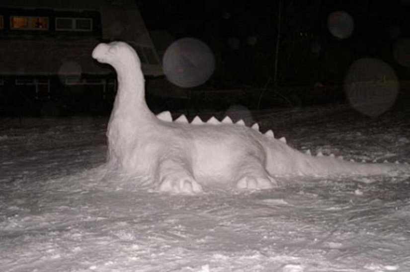 20 examples of what else, besides a snowman, can be made of snow