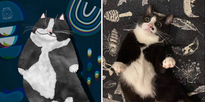 20 fotos de animales adorables e hilarantes dibujadas por esta artista