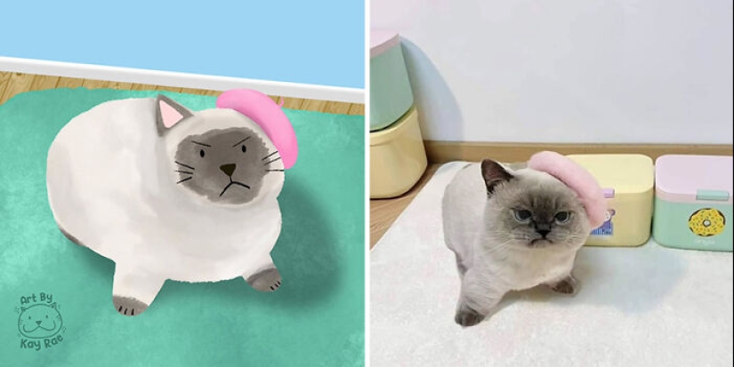 20 fotos de animales adorables e hilarantes dibujadas por esta artista