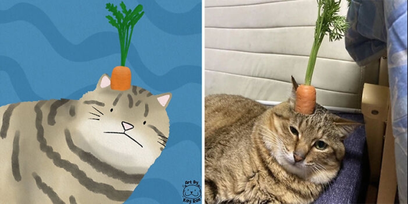 20 fotos de animales adorables e hilarantes dibujadas por esta artista