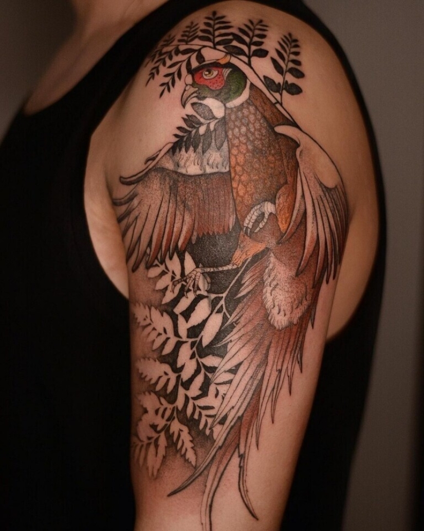 20 hippie tattoos by tattoo artist Dzo Lamka from Poland