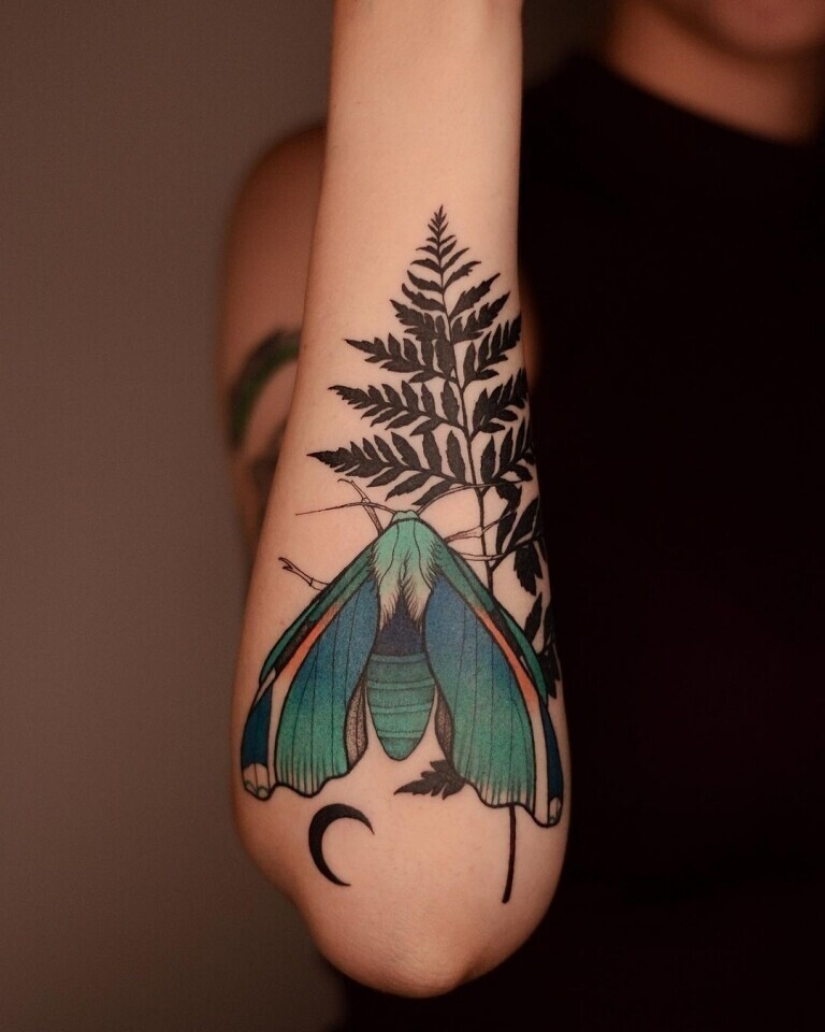 20 hippie tattoos by tattoo artist Dzo Lamka from Poland