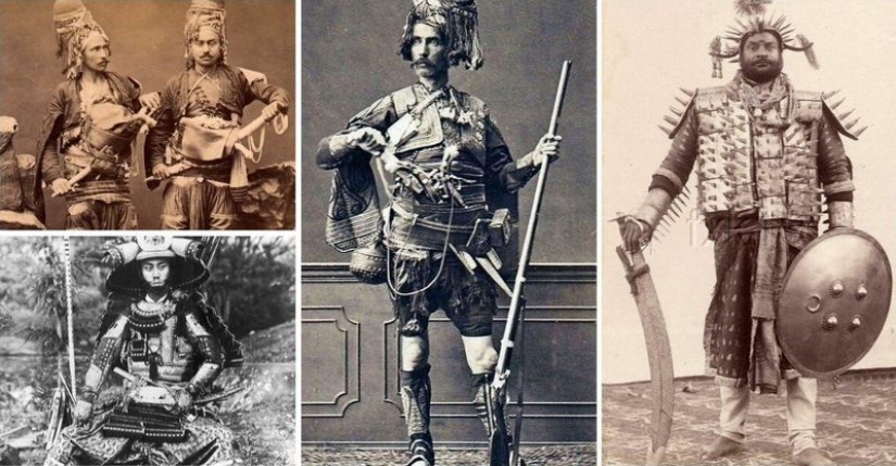 20 images of combat clothing from the distant past, which frightened the enemy