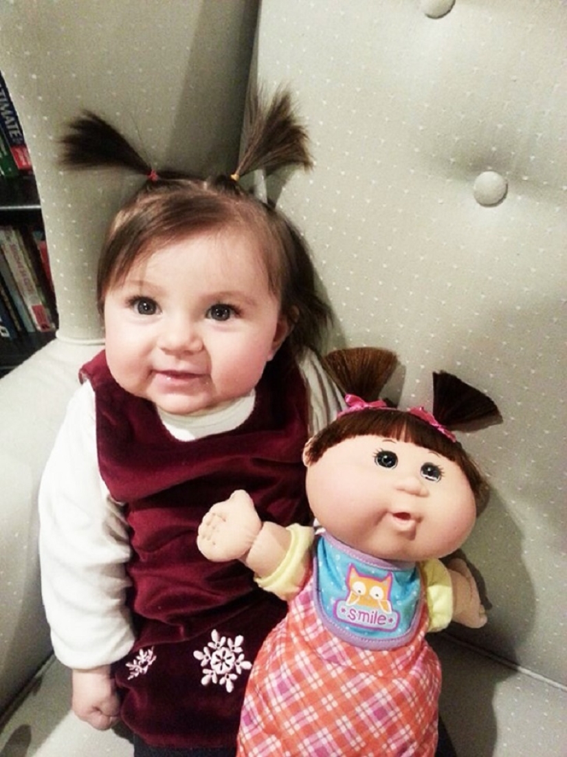 20 Kids Who Look Exactly Like Their Dolls