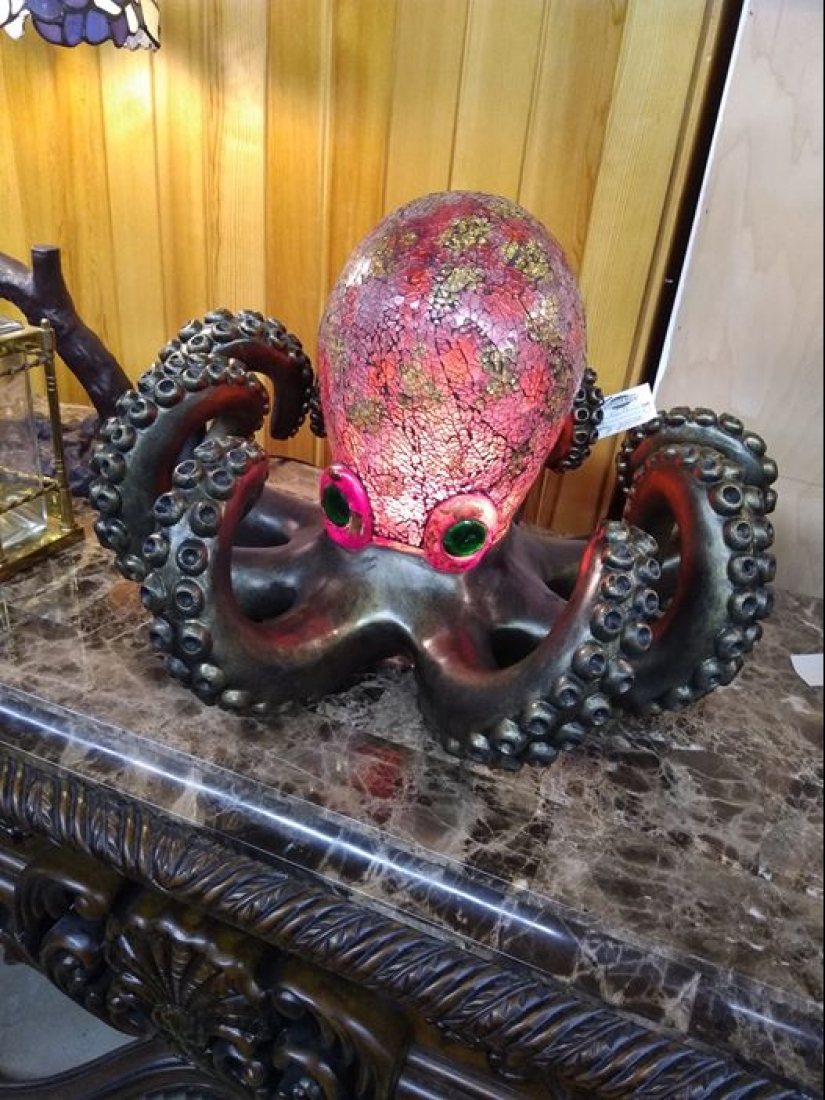 20 lámparas ambiguas de los mercados de pulgas, que son más sorprendentes que útiles 20 lámparas ambiguas de los mercados de pulgas, que son más sorprendentes que útiles