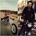 20 photos of celebrities of the twentieth century on motorcycles