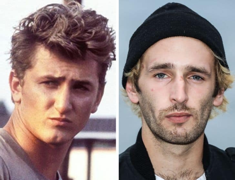 20 photos of Hollywood stars and their children at the same age